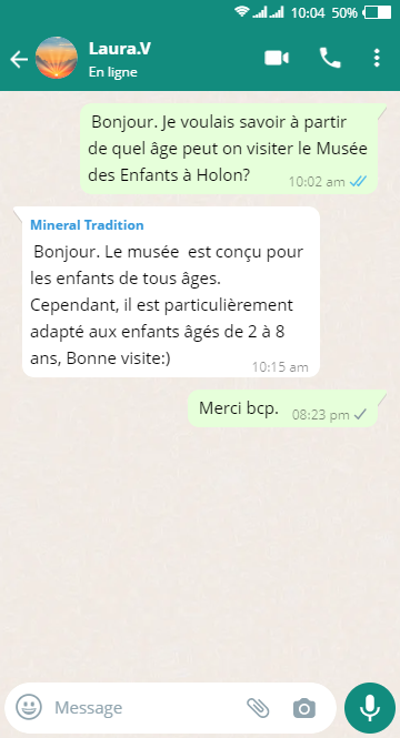 visiter le musee des enfants Holon